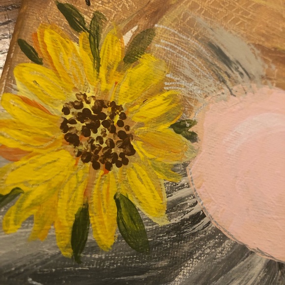 Hand Painted Fall Gnome 8x10 Canvas - Picture 3 of 12